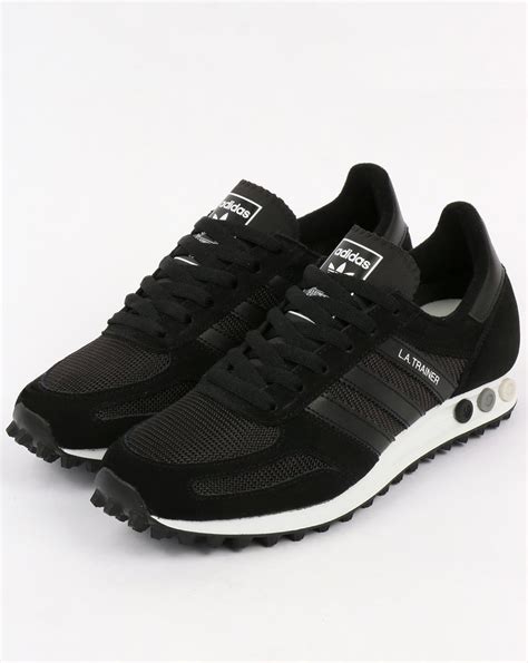 adidas l.a. trainer black|Adidas originals la trainer og.